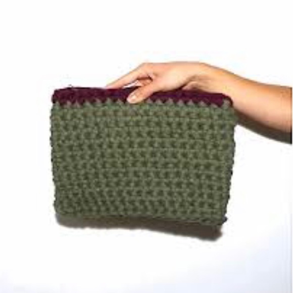 Le French Pique Woven Clutch Bag New - Picture 14 of 16